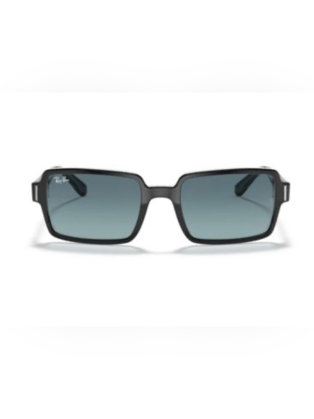 Ray-Ban Black Frame Sunglasses with Blue Gradient Lenses - Picture 1 of 9